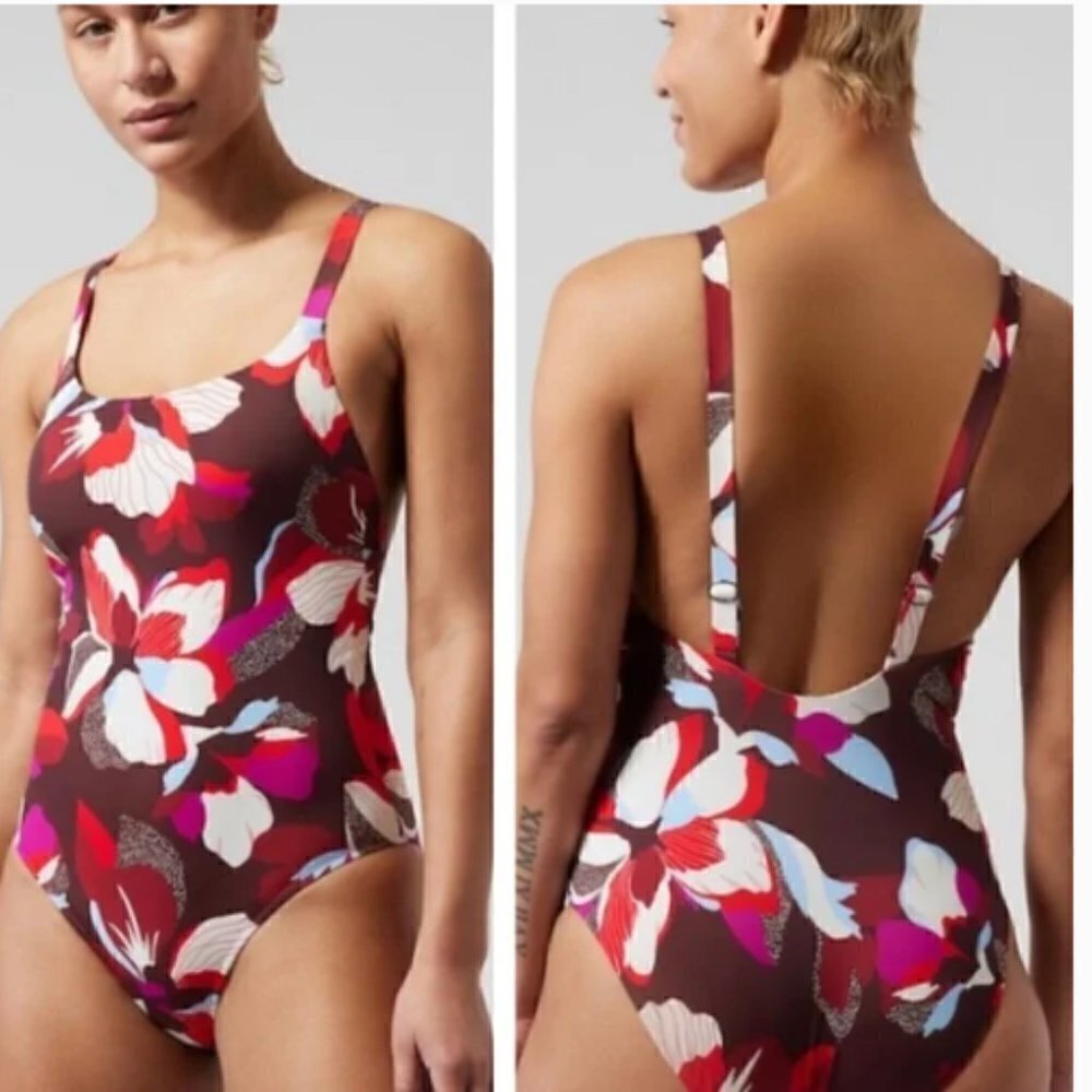 NWT Athleta Hermosa One Piece Swimsuit size Small Petite